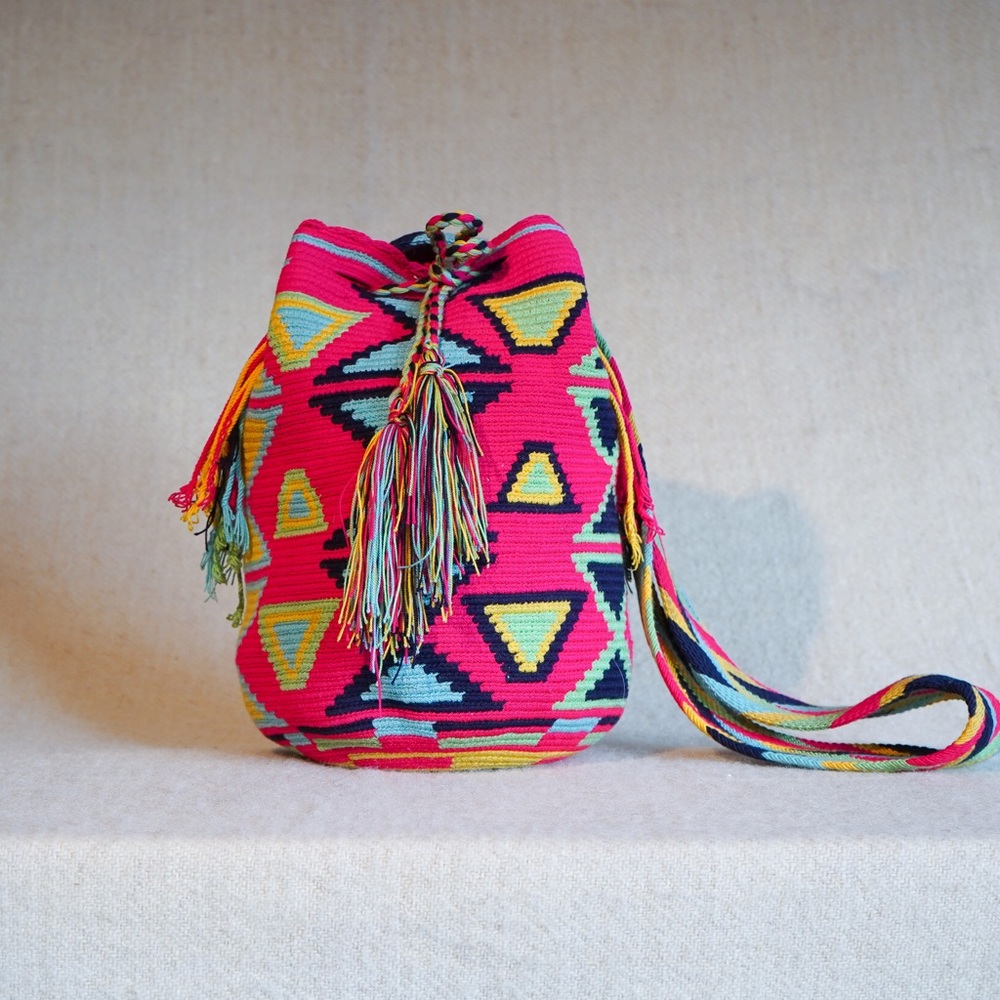 Bright Colored Wayuu Colombian Shoulder Bag